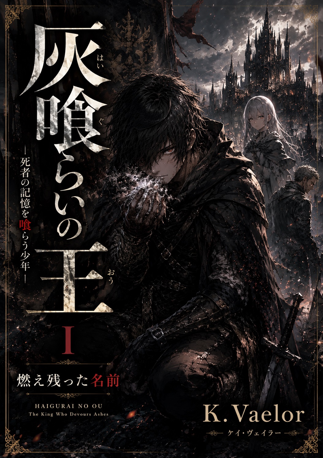 『灰喰らいの王Ⅰ・燃え残った名前』表紙